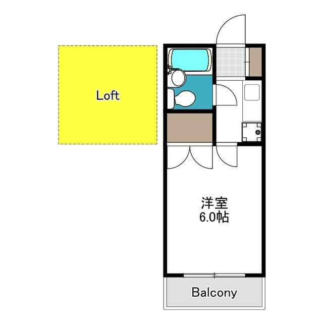 ソユーズ 204号室 間取り