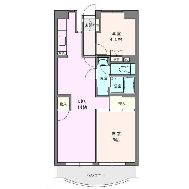 ボヌール秦野Ⅰ 803号室 間取り