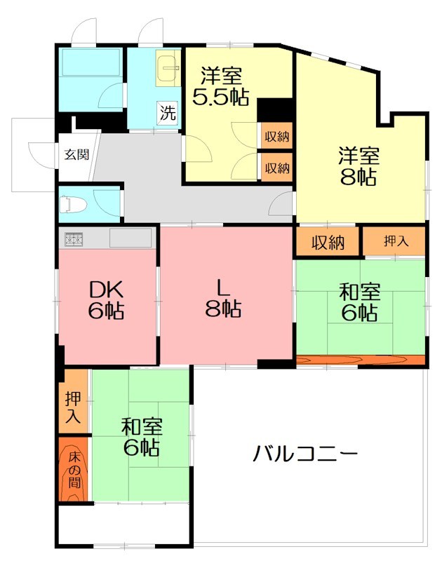 ファーストプラザ藤沢本町 301号室 間取り