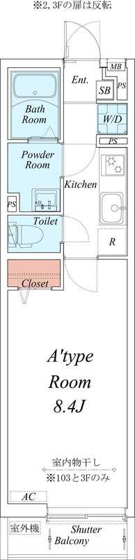 リブリ・大船Ⅱ 105号室 間取り