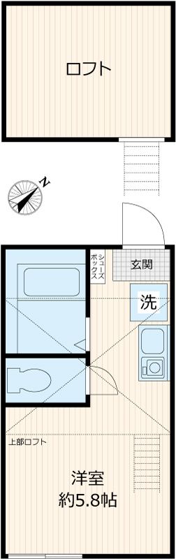 ヒルズ戸塚町 206号室 間取り