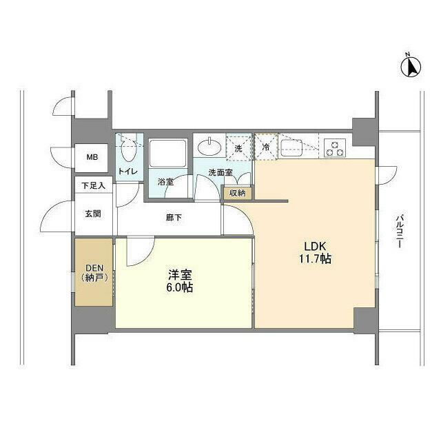 ＫＥＮＥＤＩＸ藤沢 802号室 間取り