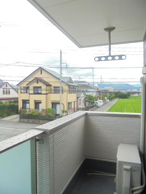 カメリア ベランダ