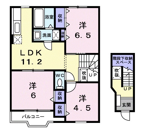 ミレニアム・T 202号室 間取り