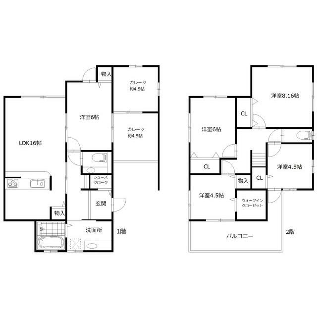 東海岸ハウス（ガレージハウス） 103号室 間取り