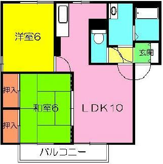 エミネンスSAKAI 101号室 間取り