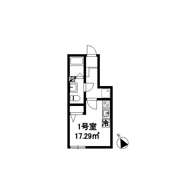 フローラ湘南茅ケ崎 201号室 間取り
