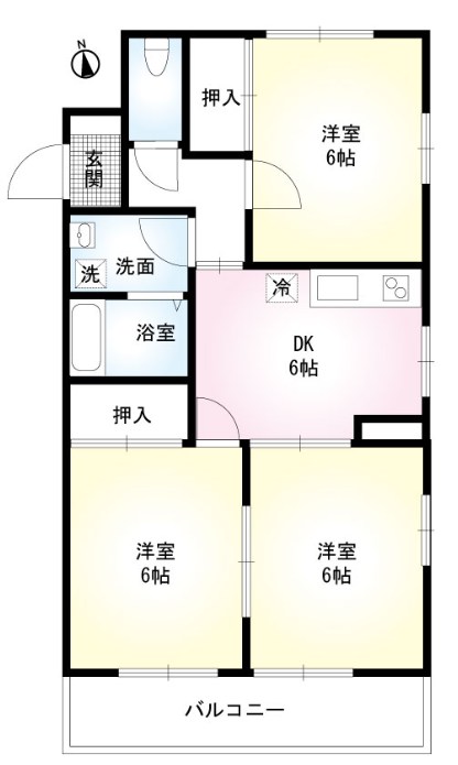 ファミール鵠沼 106号室 間取り