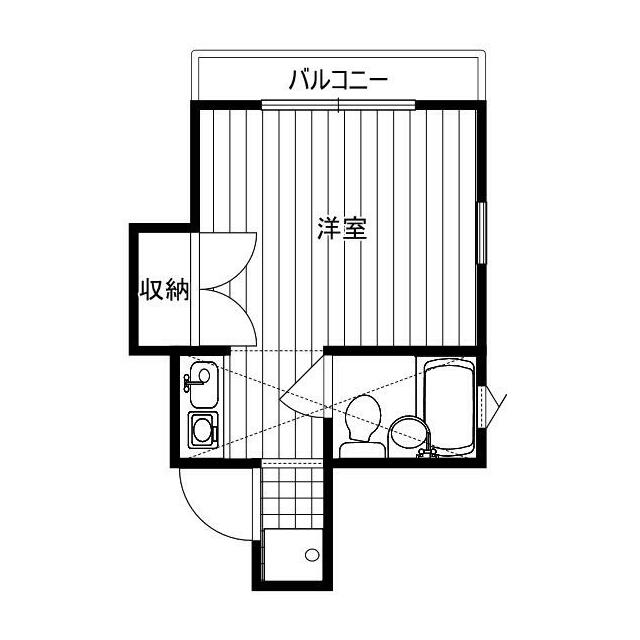 ドルフ鶴巻第１２ 205号室 間取り