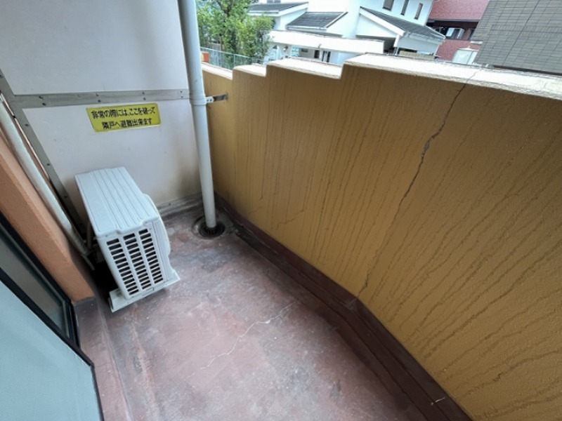 厚木メゾンドパンセ ベランダ