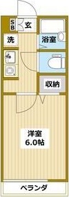 VILLA510　No.6 202号室 間取り