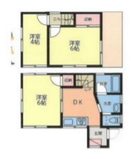 堀西貸家 間取り