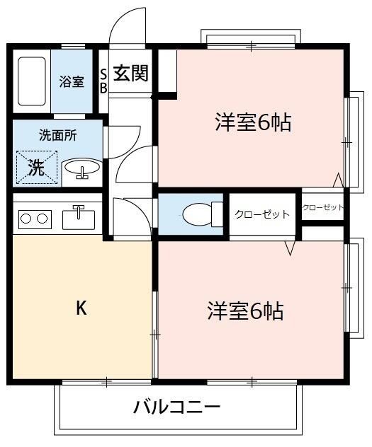 ヒルサイト洋光台 102号室 間取り