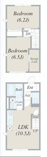 Foresty Court　 101号室 間取り