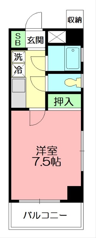 シンフォニア・Ｆ 403号室 間取り