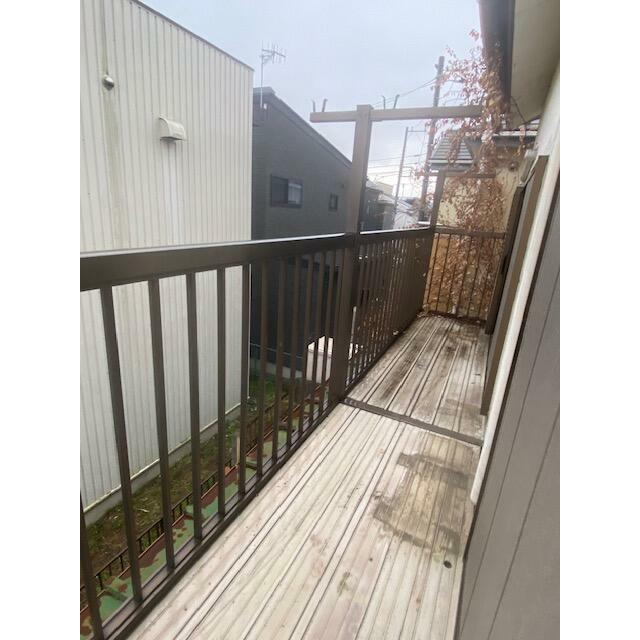 厚木市金田貸家 ベランダ