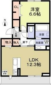 Monte Verde Lusso 202号室 間取り