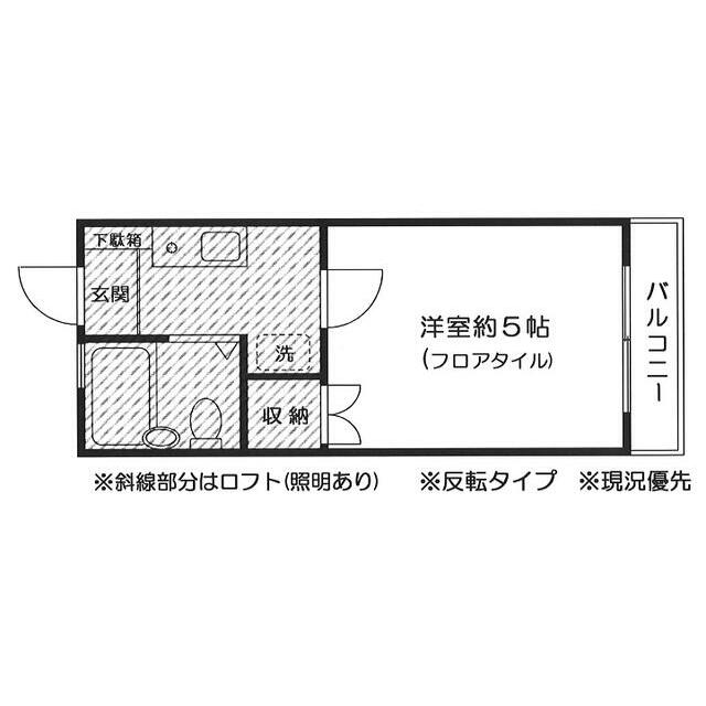 アドバンス湘南 206号室 間取り