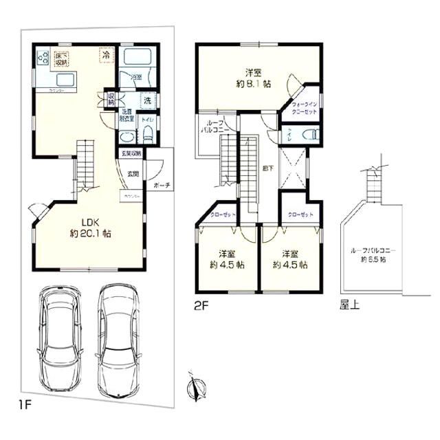 南湖５丁目貸家 間取り