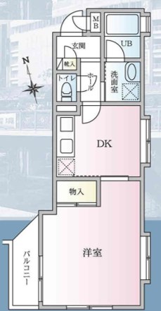 湘南ラハイナ 203号室 間取り