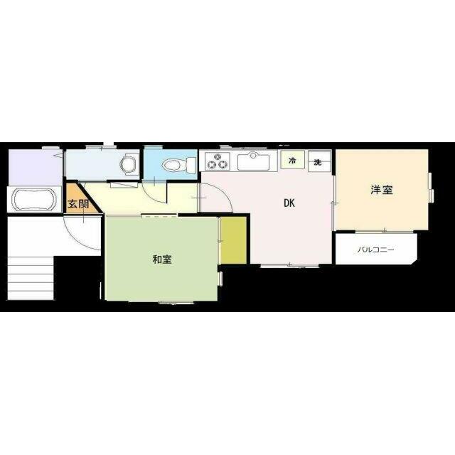 メゾン・ド・ブラン戸塚 3F号室 間取り