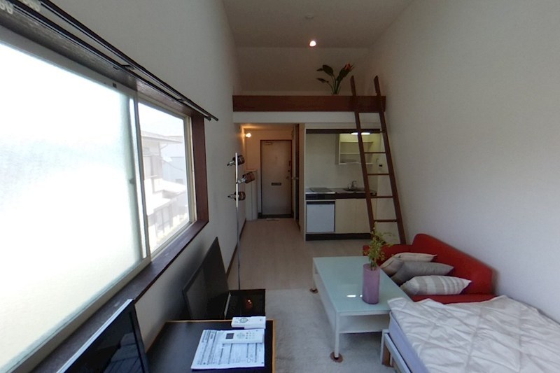 上倉田町アパート リビング