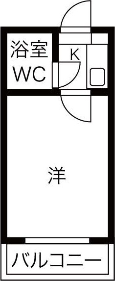 レジデンスカープ厚木 301号室 間取り