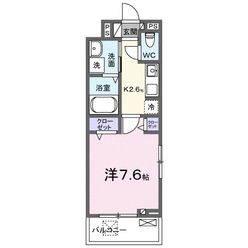 Minds 301号室 間取り