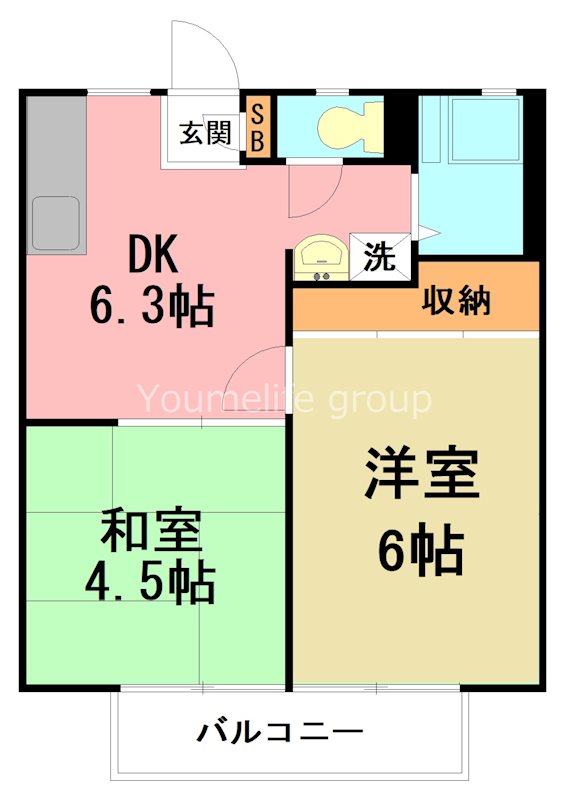 フォレストコート伊勢原 間取り