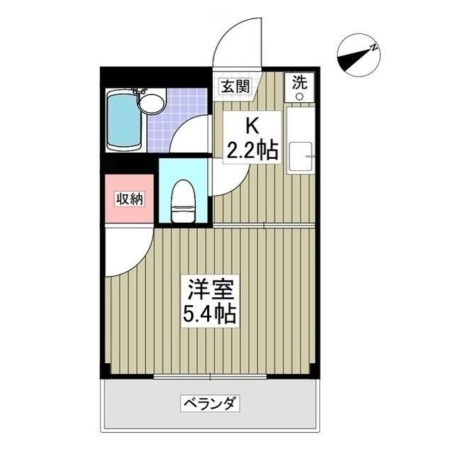 リエス伊勢原 306号室 間取り
