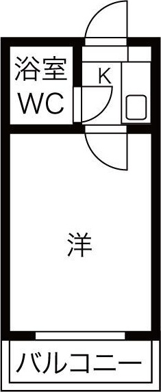 レジデンスカープ厚木 307号室 間取り