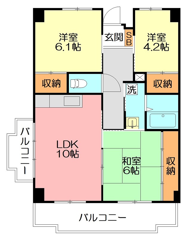 小倉ビル 305号室 間取り