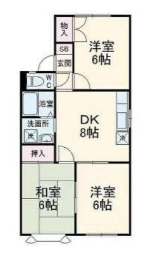 クレスト藤沢弐番館 101号室 間取り