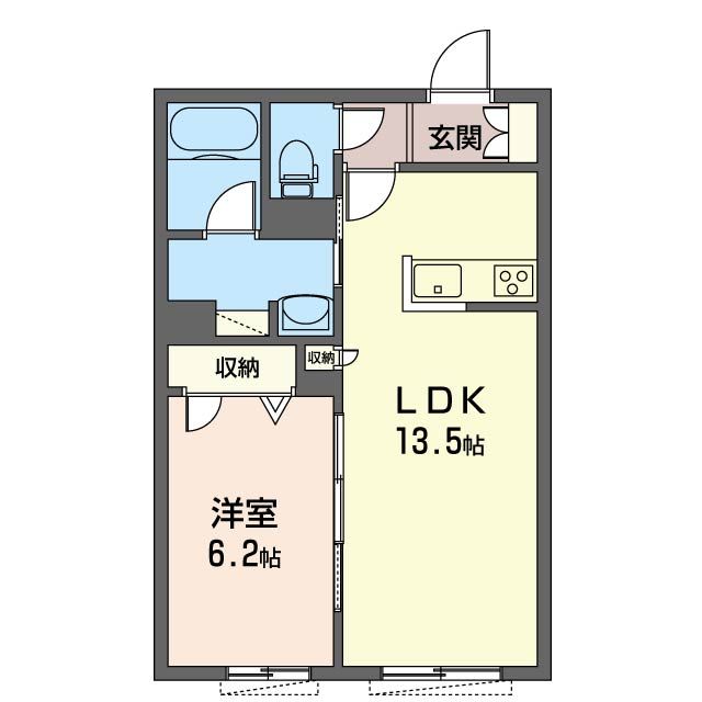 ヌーベルヴィー湘南台　Ⅱ 105号室 間取り