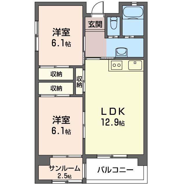 幸久ビル 203号室 間取り