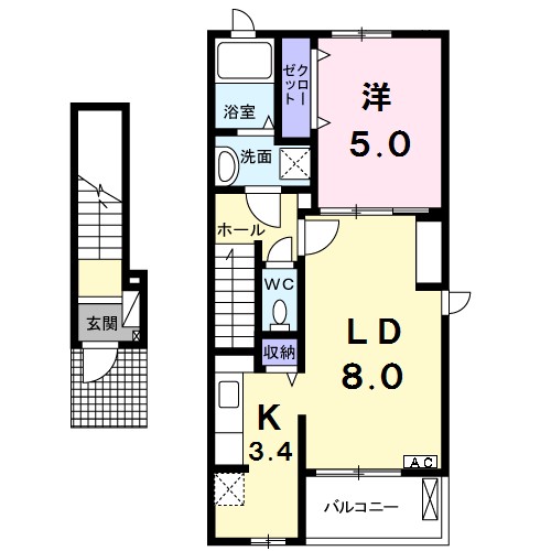 エレガント・パレスⅢ 204号室 間取り