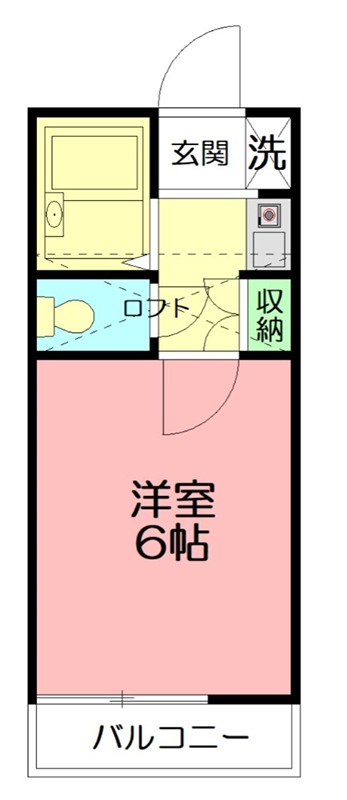 パークヒルアダチ 204号室 間取り