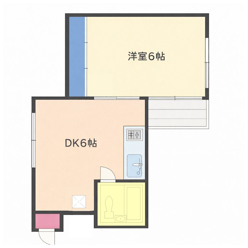 セザール第二海老名 101号室 間取り