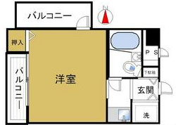 伊勢原エレガンス 504号室 間取り