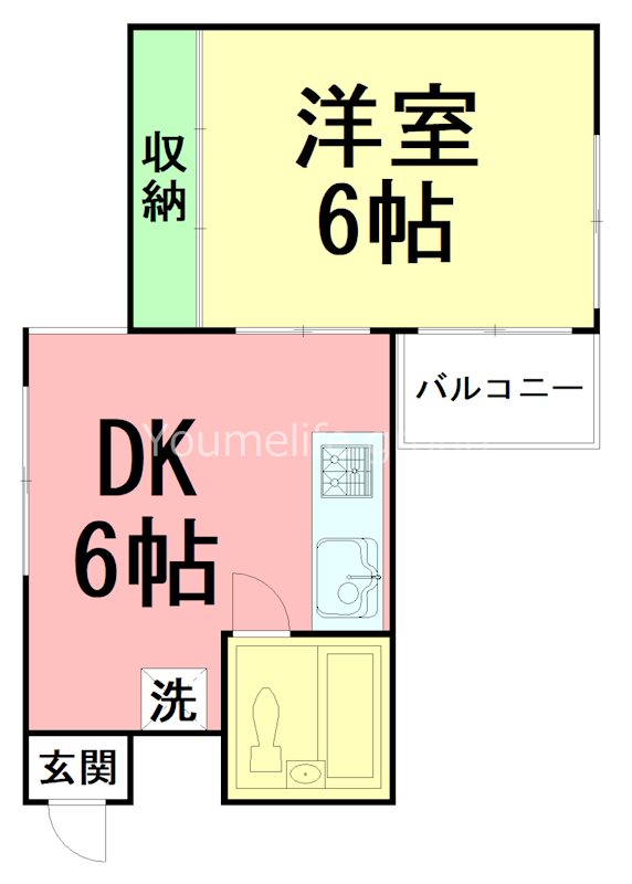 セザール第二海老名 101号室 間取り