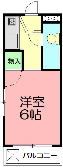 ヒルスミキ辻堂 204号室 間取り