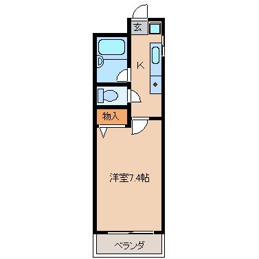 ヒルズ青山 303号室 間取り