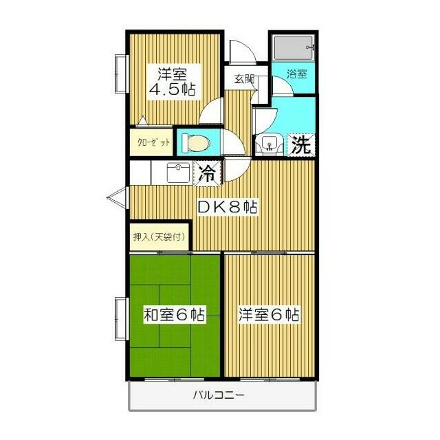クレール渋谷壱番館 501号室 間取り