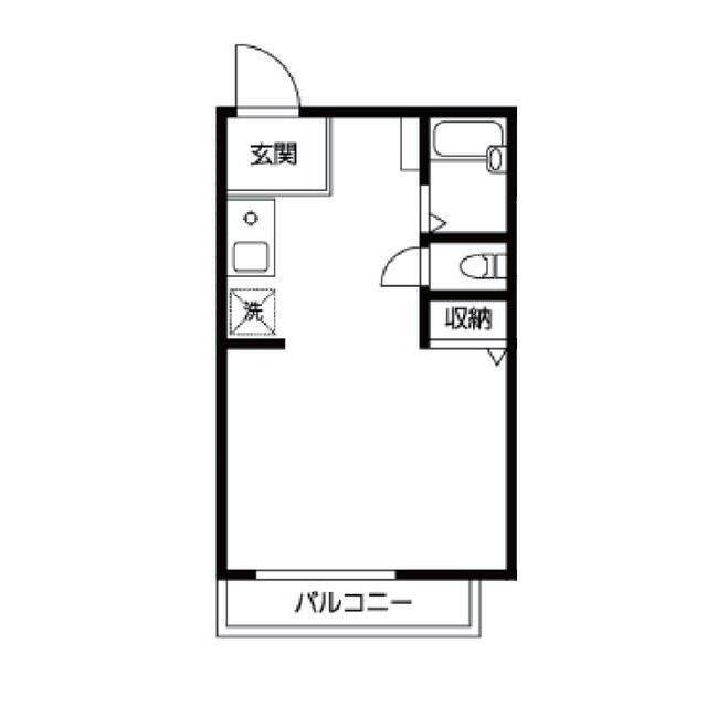ワイルドコーポⅢ 201号室 間取り