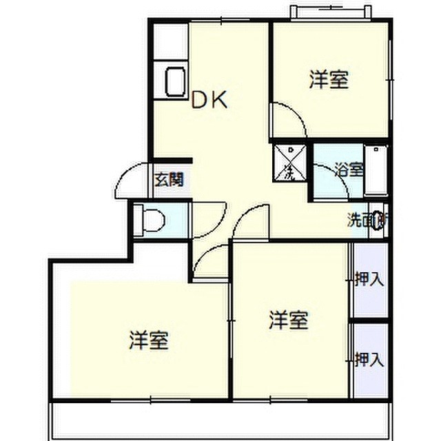 レジデンス湘南（纏） 104号室 間取り