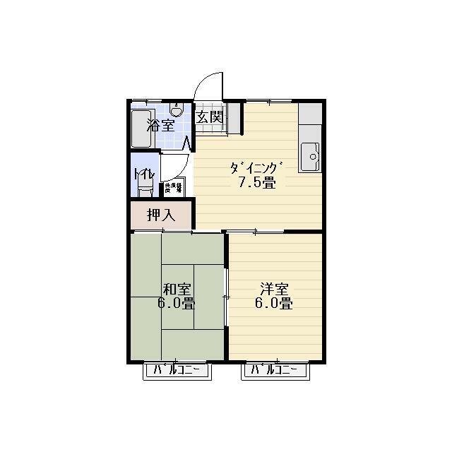 ベイショアパーク 207号室 間取り