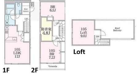 フェニックス鎌倉 105号室 間取り