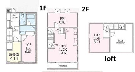 フェニックス鎌倉 107号室 間取り