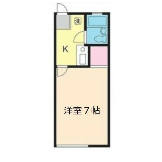 白駒ハイツ 202号室 間取り