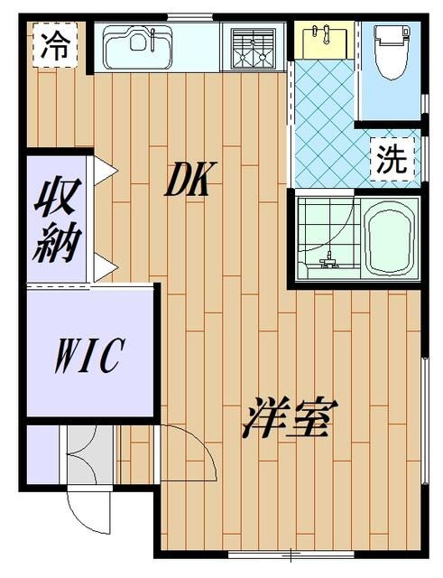 セラマーシ 102号室 間取り